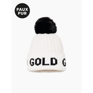 Goldbergh čepice Hodd Beanie cream black Velikost: ONE