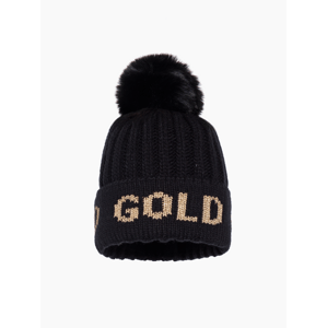 Goldbergh čepice Hodd Beanie black gold Velikost: ONE