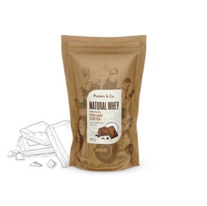 Protein&Co. Natural Whey 1 kg Váha: 500 g, Vyber si z těchto lahodných příchutí: Italian cocoa