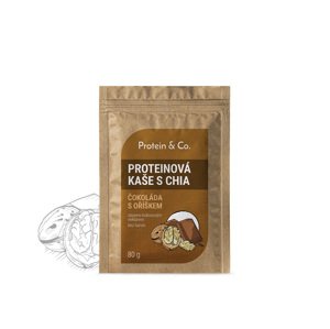 Protein&co. proteinová kaše s chia 80 g Vyber si z těchto lahodných příchutí: Čokoláda s vlašským ořechem