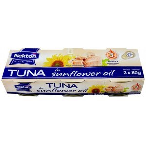 Nekton Tuňák ve slunečnicovém oleji 3x80 g