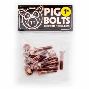 SK8 ŠROUBKY PIG WHEELS Copper Phillips - oranžová