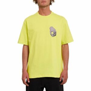 TRIKO VOLCOM Stone Grab Lse S/S - žlutá