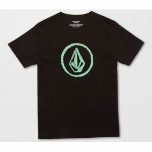 TRIKO VOLCOM Circle Stones Bsc S/S KIDS - černá