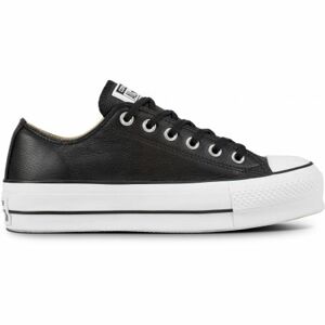 BOTY CONVERSE CT ALL STAR LEATHER PLATFO - černá