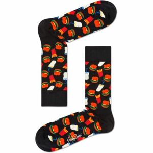 PONOŽKY HAPPY SOCKS Hamburger - černá